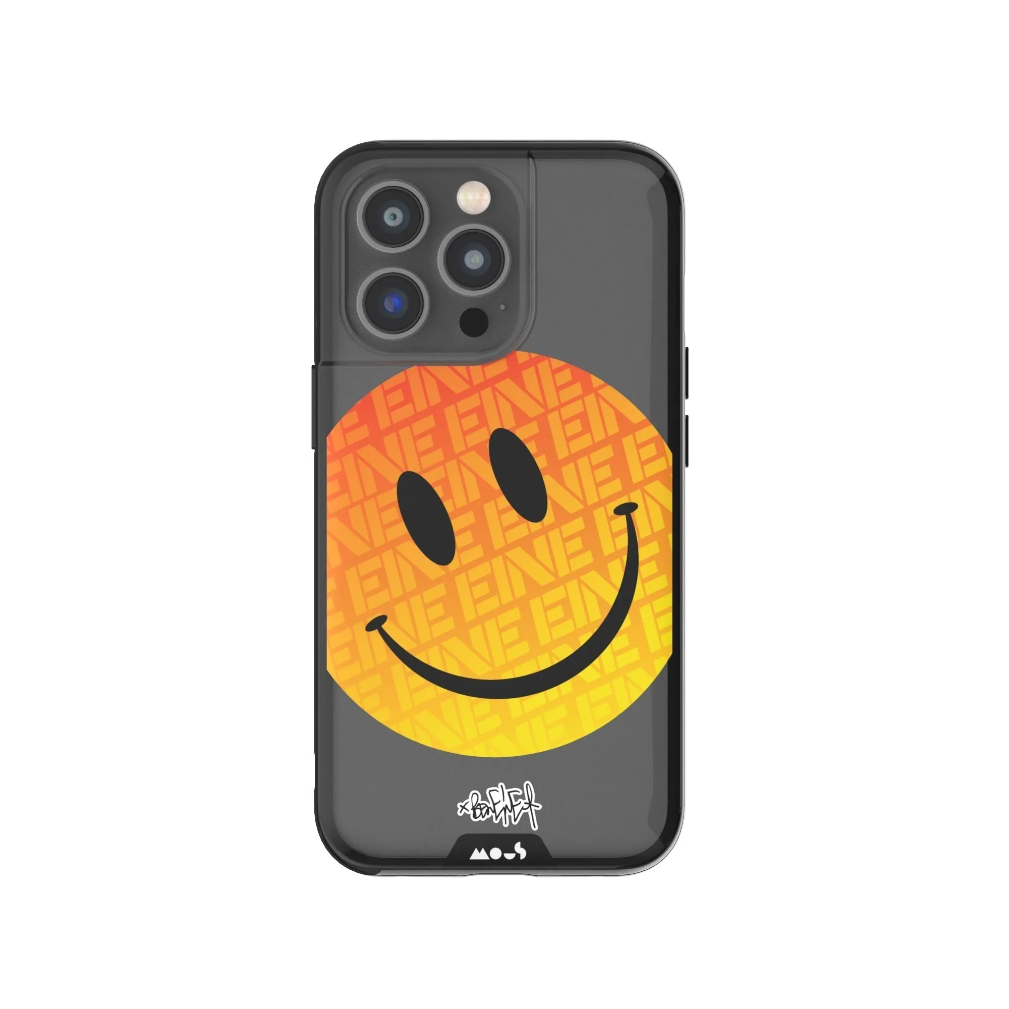 Ben Eine Orange Smiley Printed Phone Case - Clarity