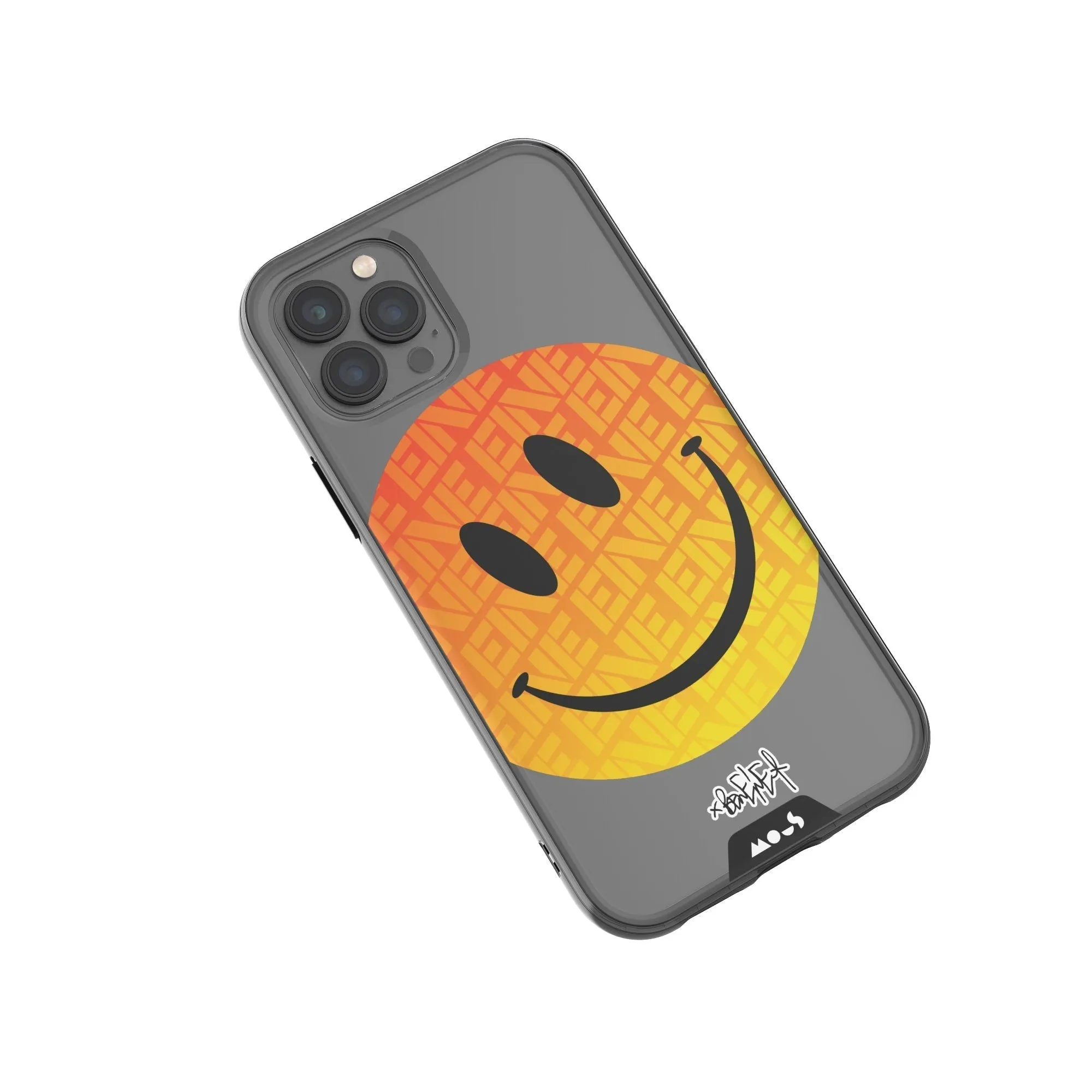 Ben Eine Orange Smiley Printed Phone Case - Clarity