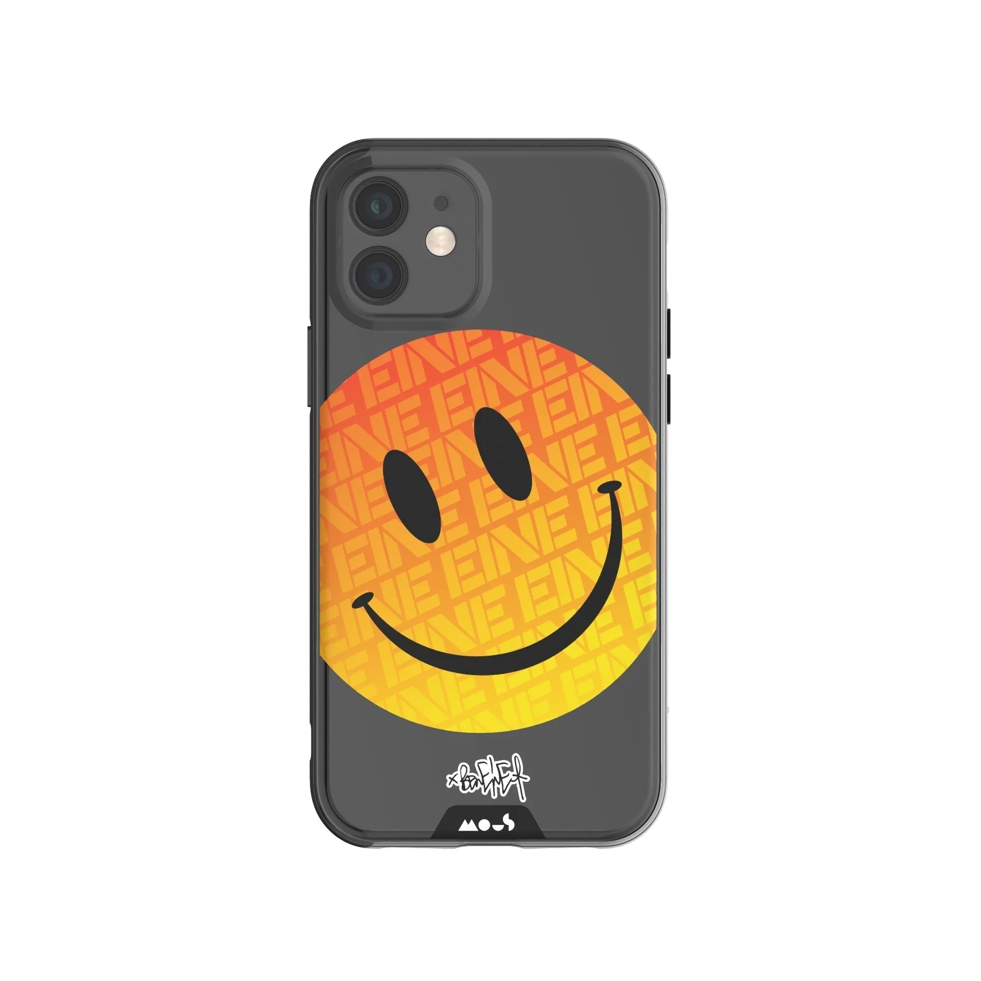 Ben Eine Orange Smiley Printed Phone Case - Clarity