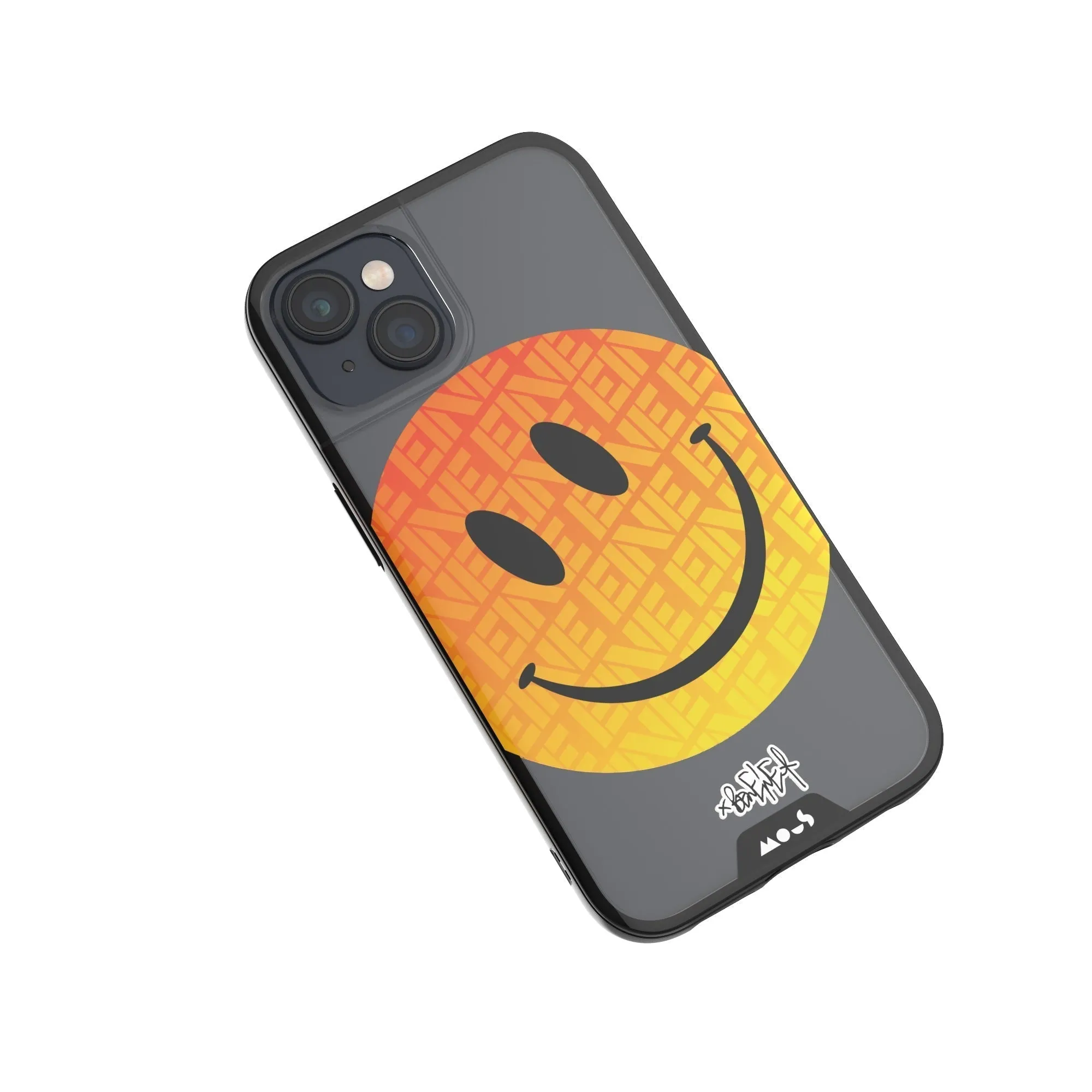 Ben Eine Orange Smiley Printed Phone Case - Clarity
