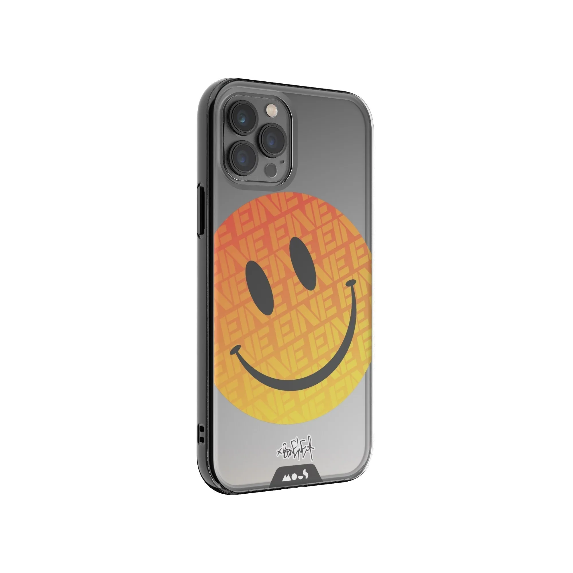 Ben Eine Orange Smiley Printed Phone Case - Clarity