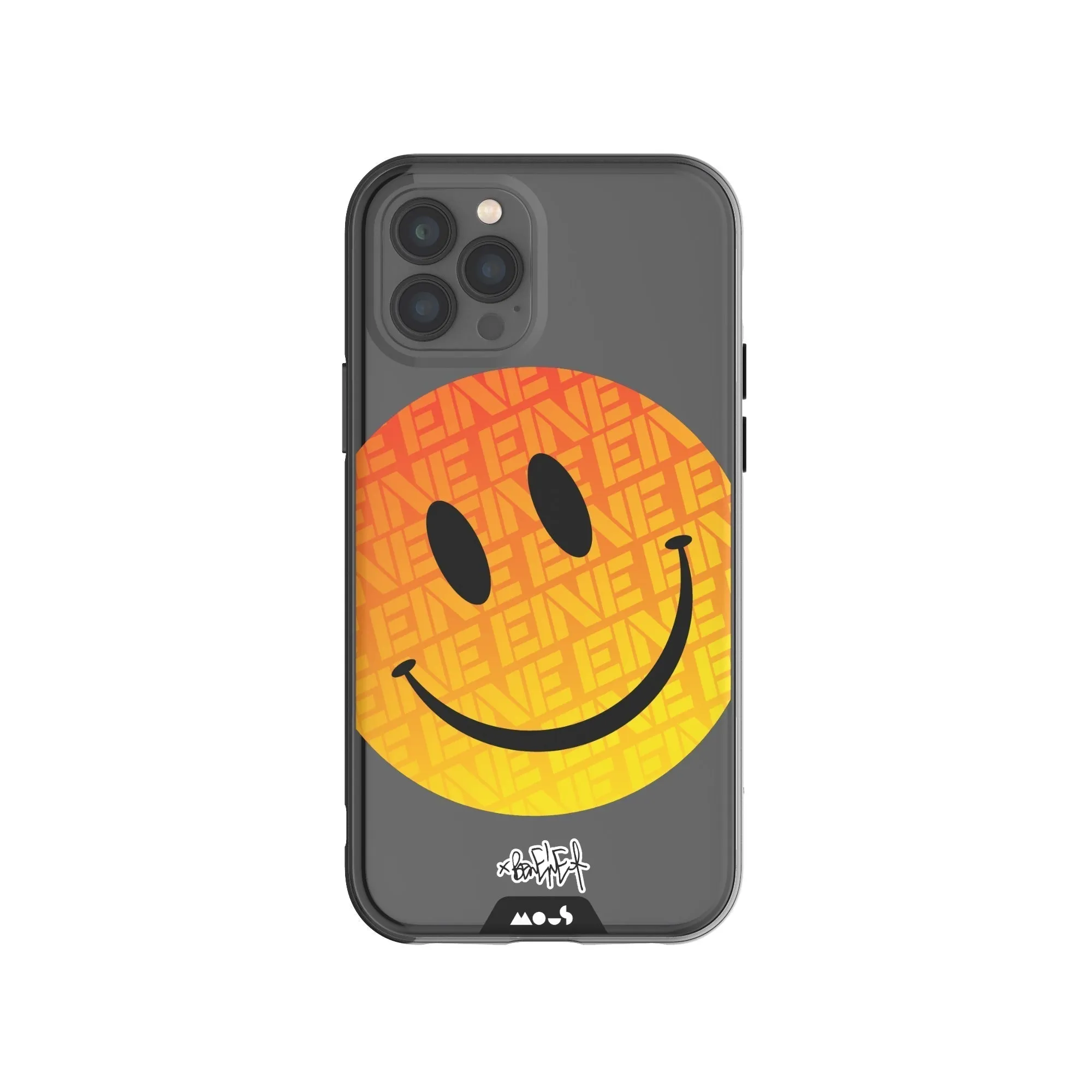 Ben Eine Orange Smiley Printed Phone Case - Clarity