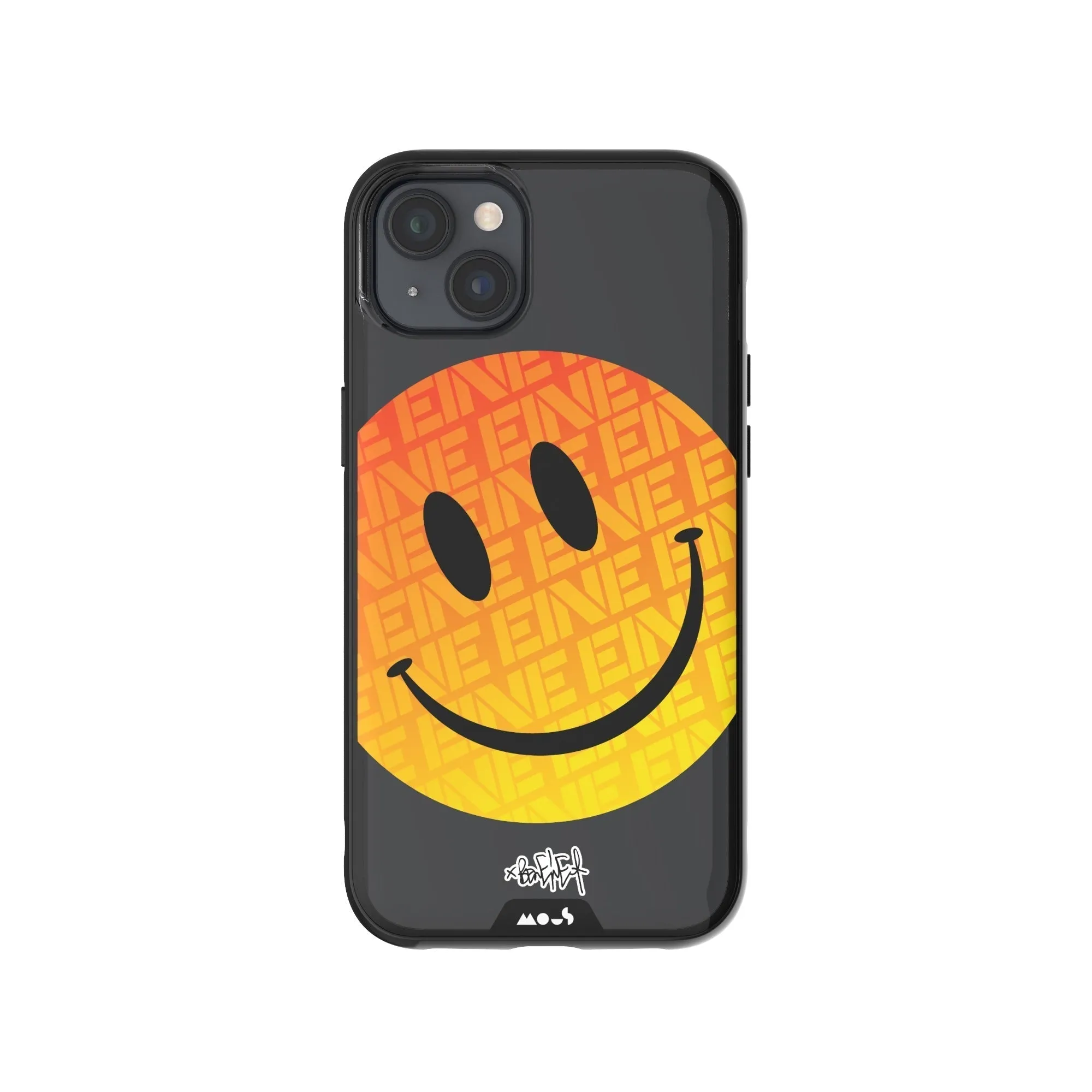 Ben Eine Orange Smiley Printed Phone Case - Clarity