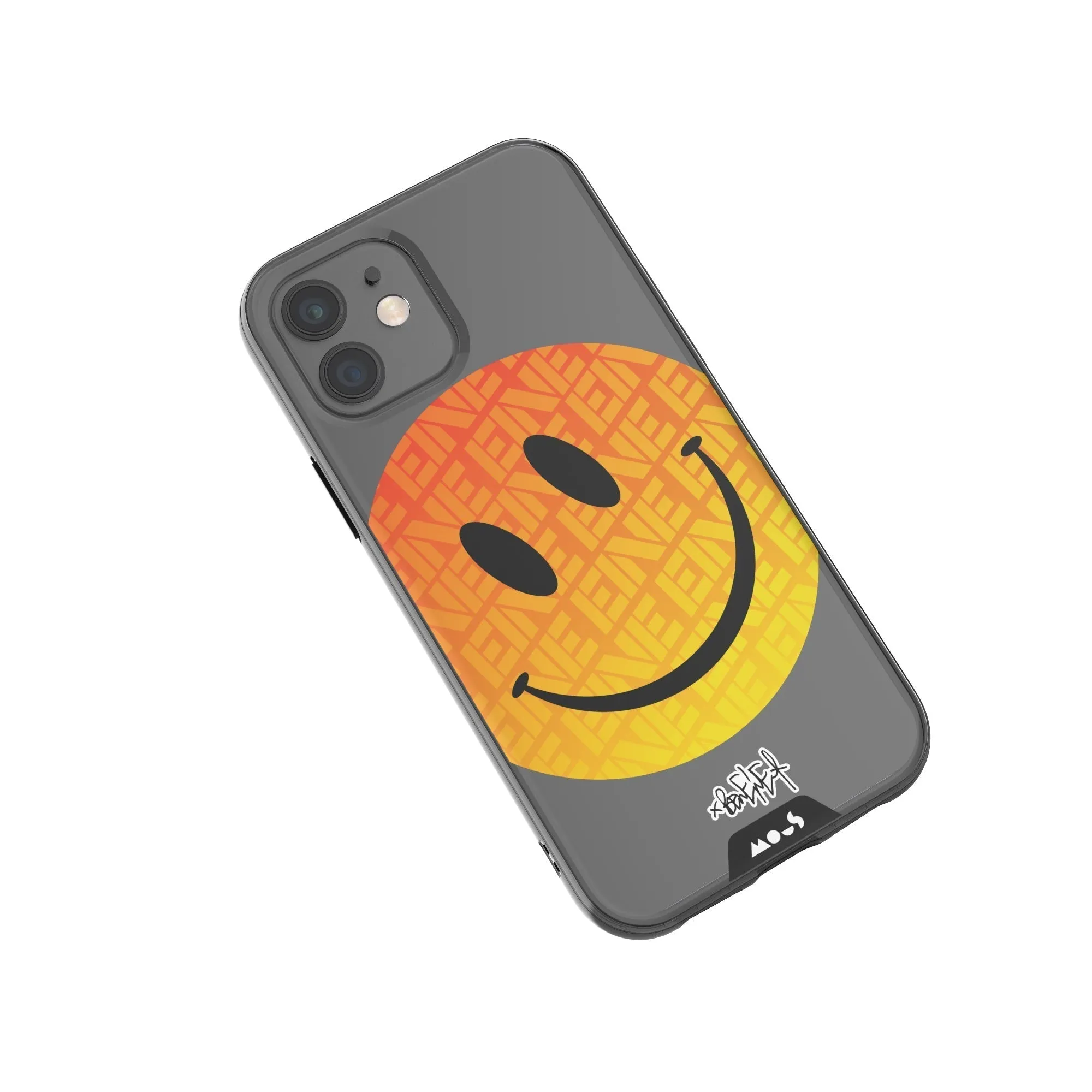 Ben Eine Orange Smiley Printed Phone Case - Clarity