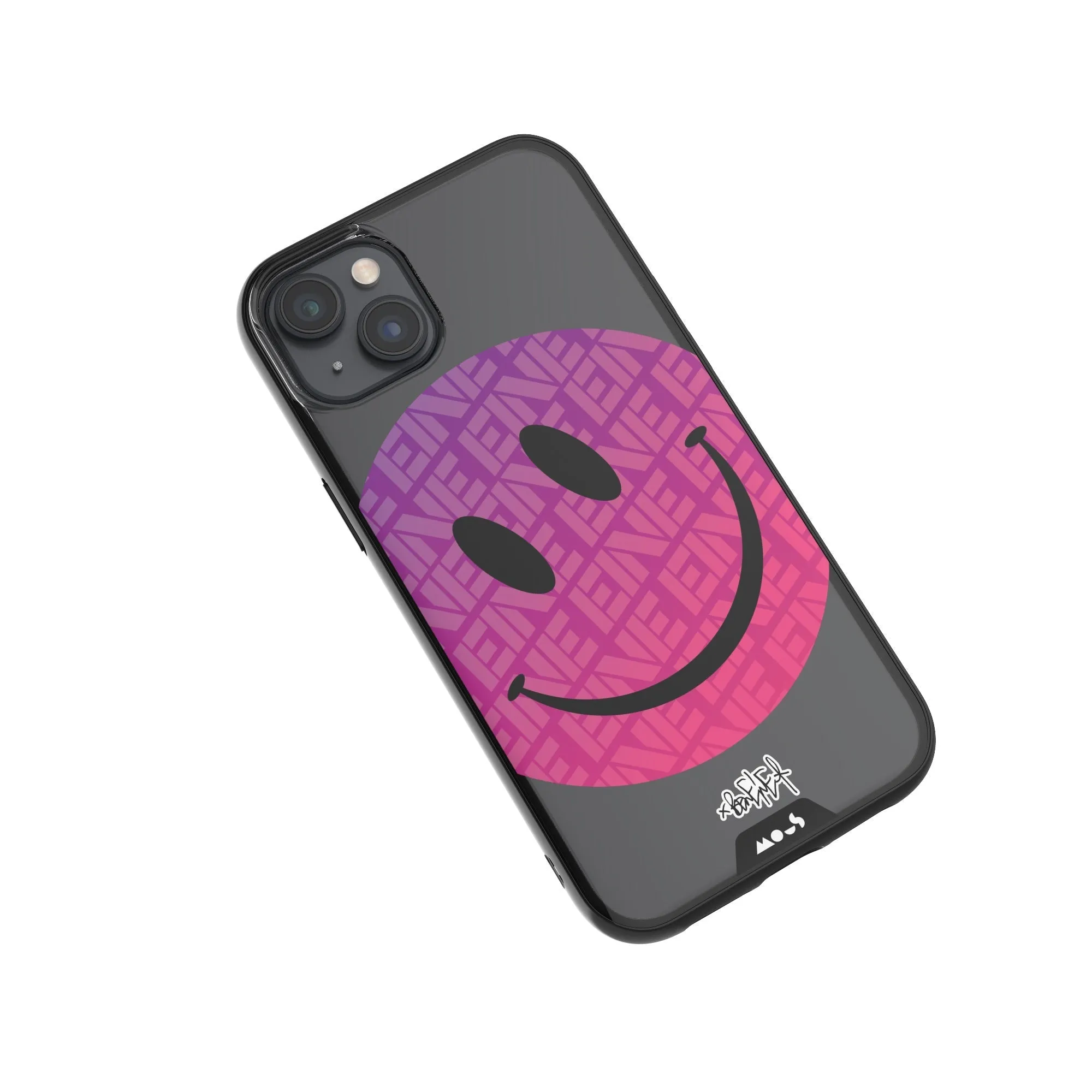 Ben Eine Pink Smiley MagSafe® Compatible Phone Case - Clarity 2.0