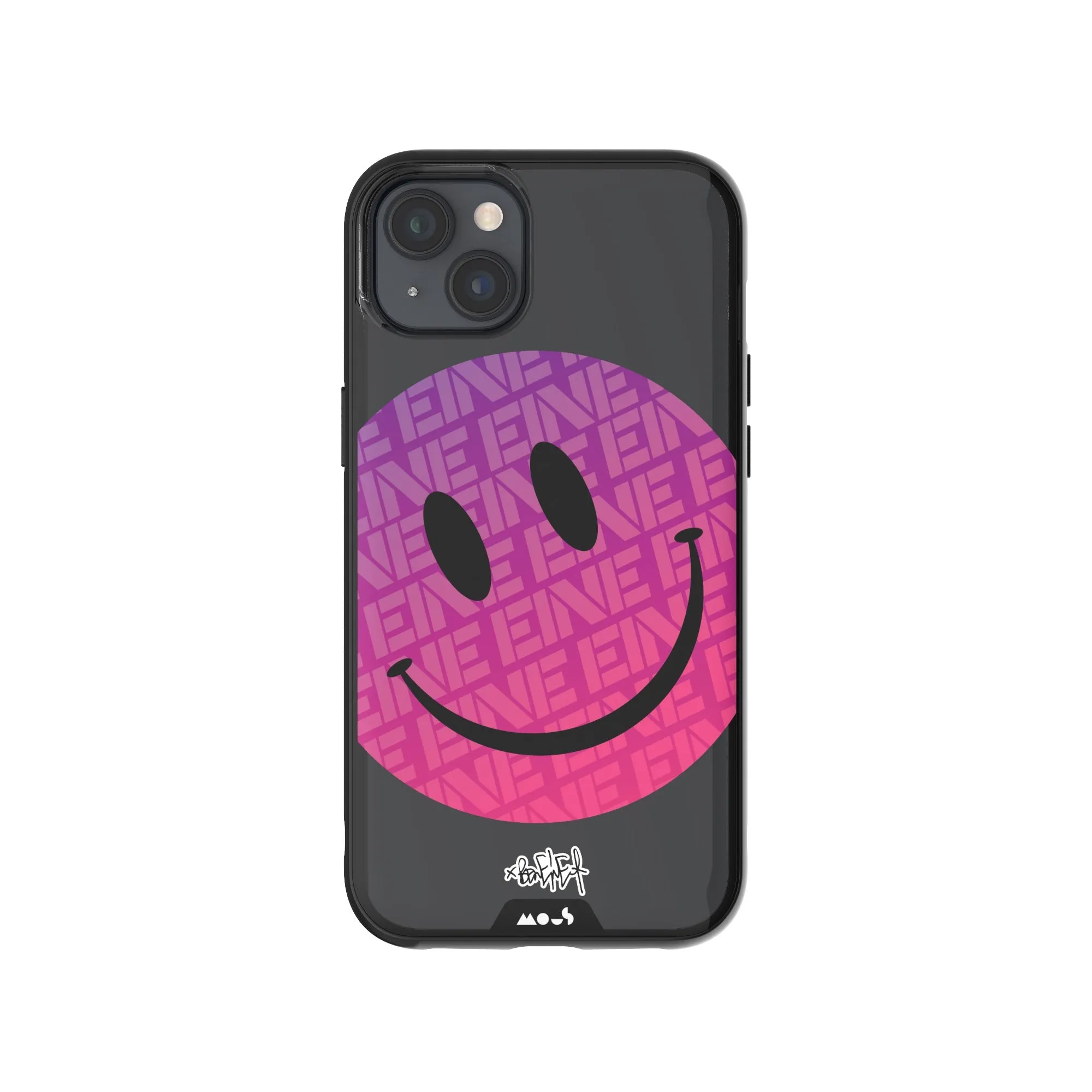 Ben Eine Pink Smiley MagSafe® Compatible Phone Case - Clarity 2.0