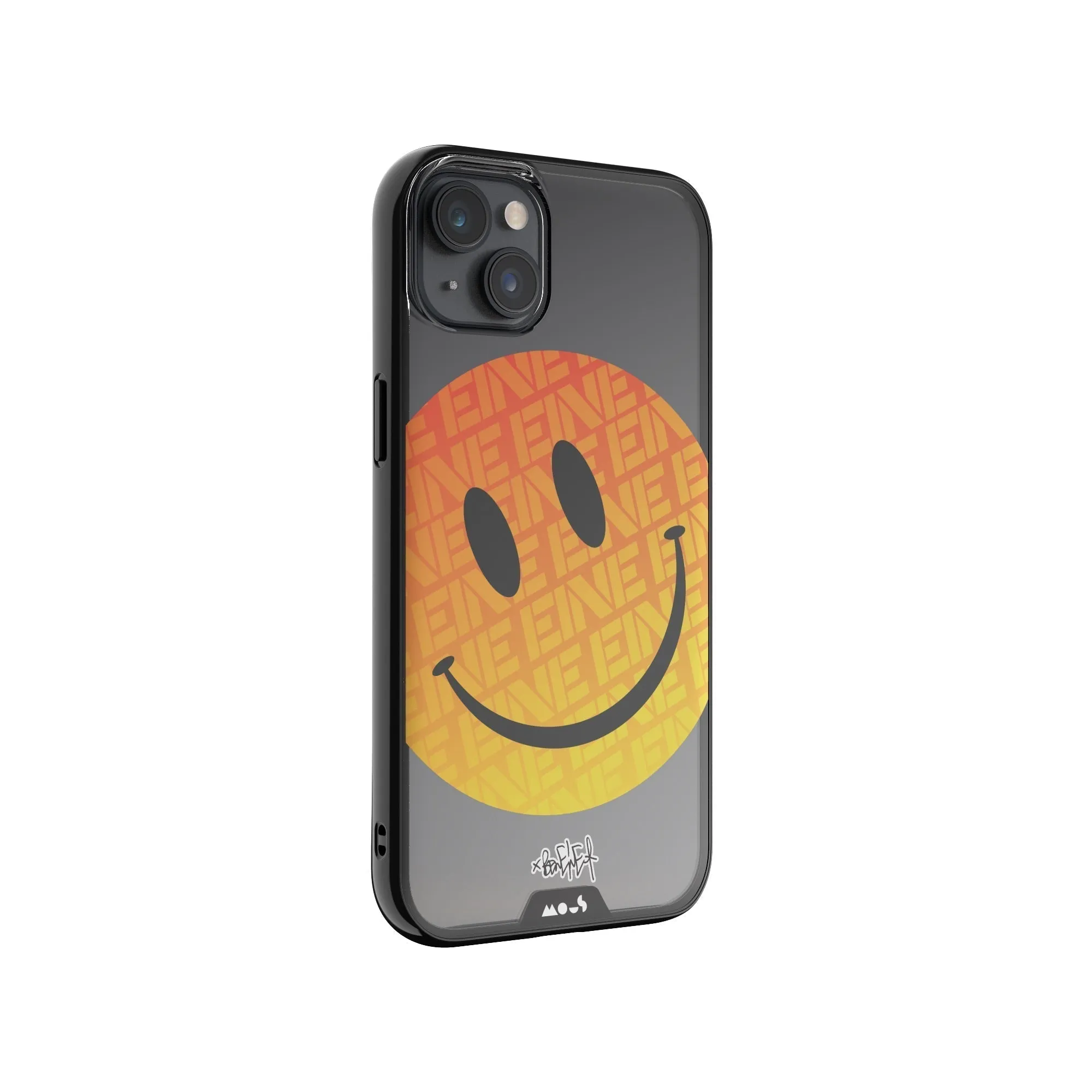 Ben Eine Pink Smiley MagSafe® Compatible Phone Case - Clarity 2.0