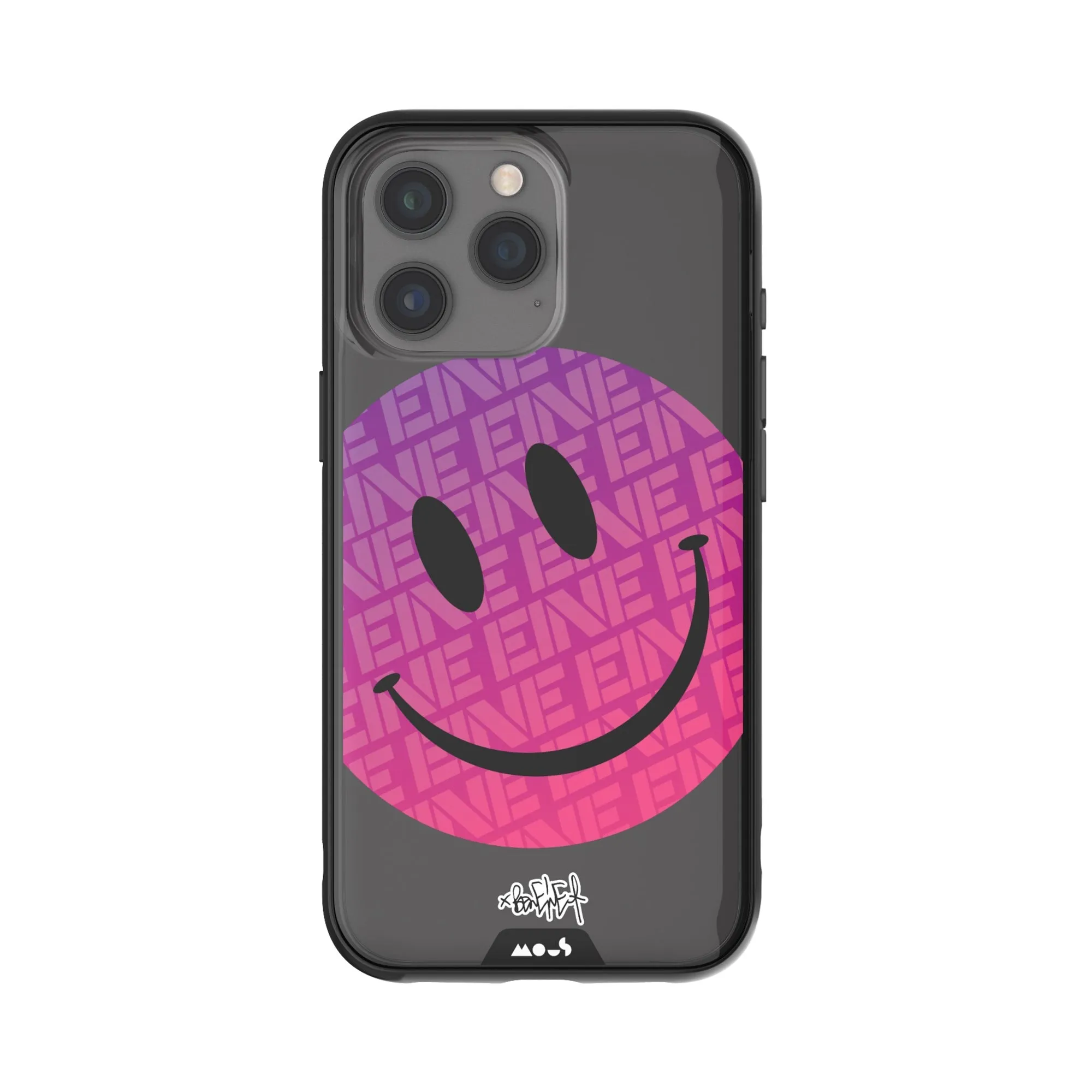 Ben Eine Pink Smiley MagSafe® Compatible Phone Case - Clarity 2.0