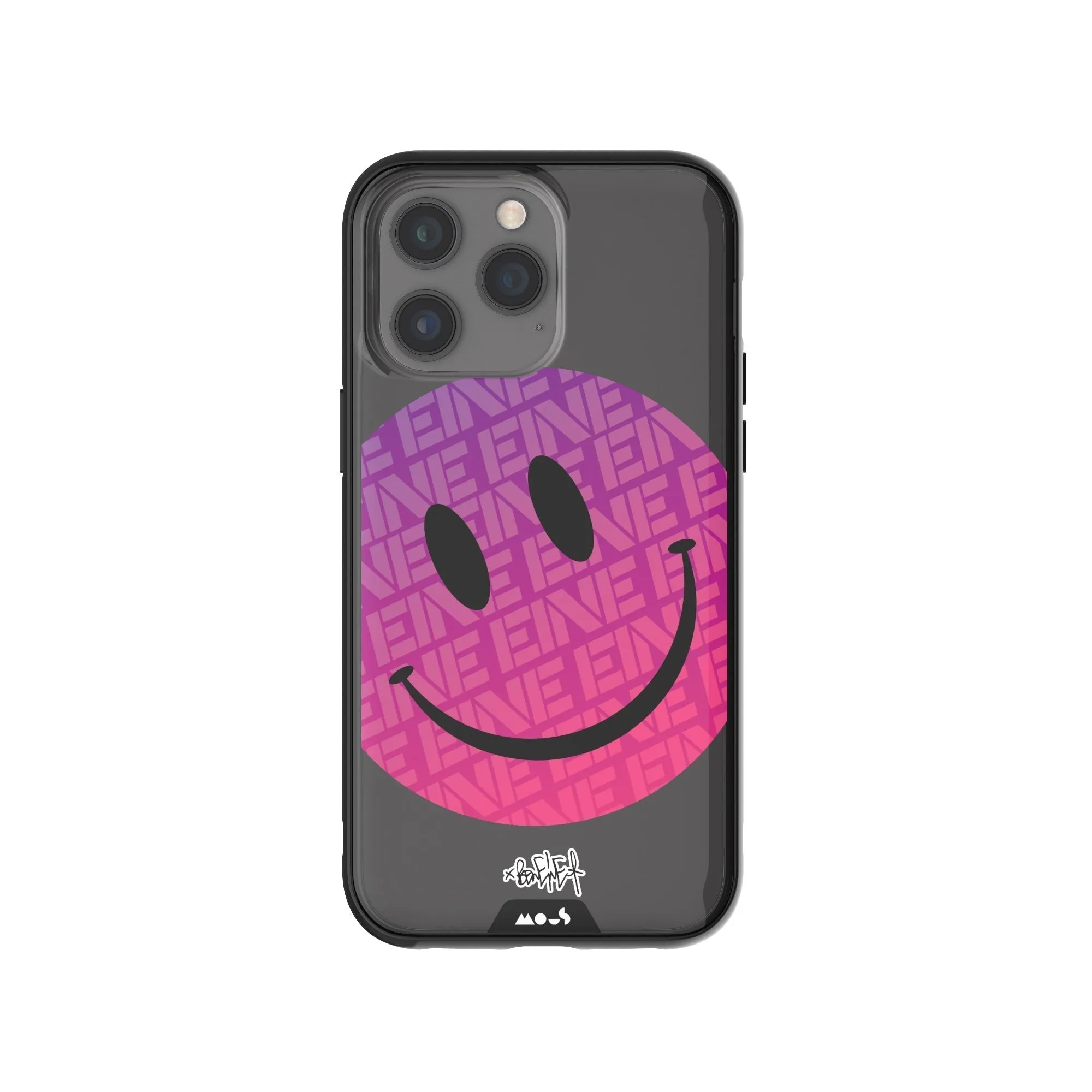Ben Eine Pink Smiley Printed Phone Case - Clarity
