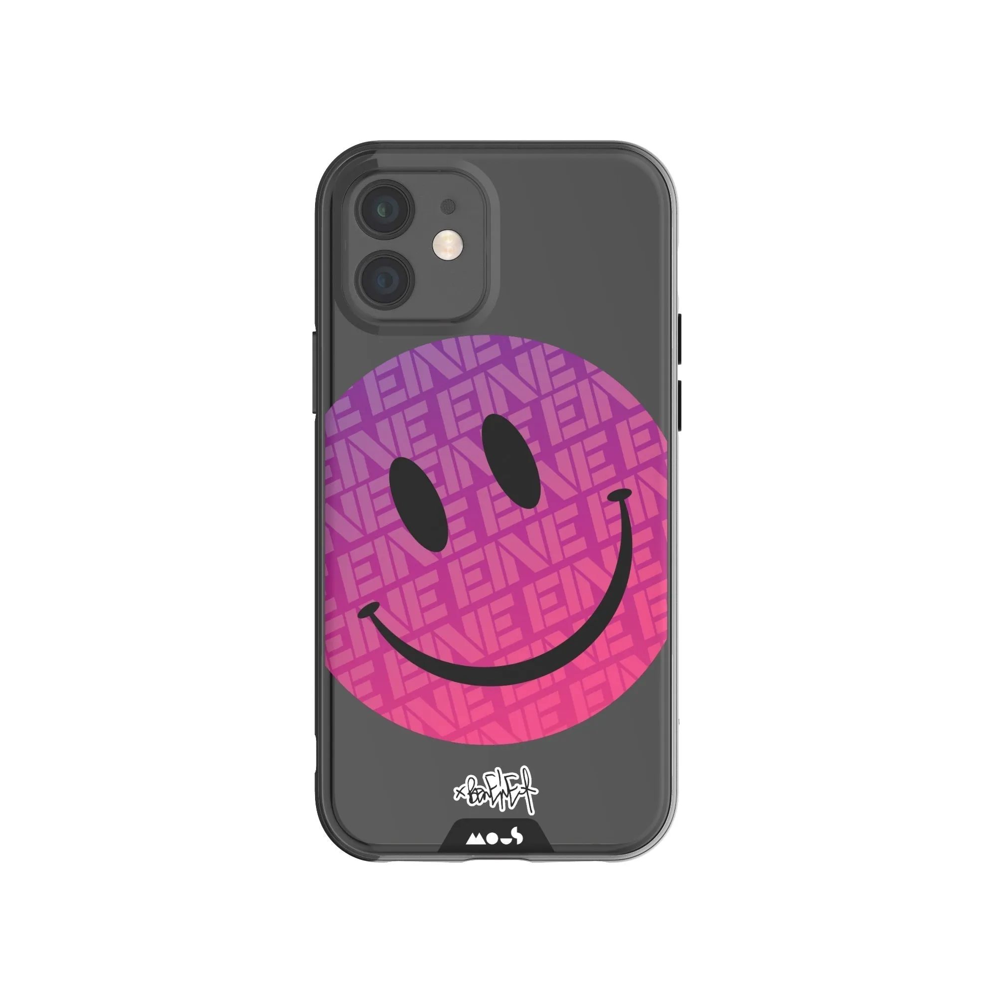 Ben Eine Pink Smiley Printed Phone Case - Clarity