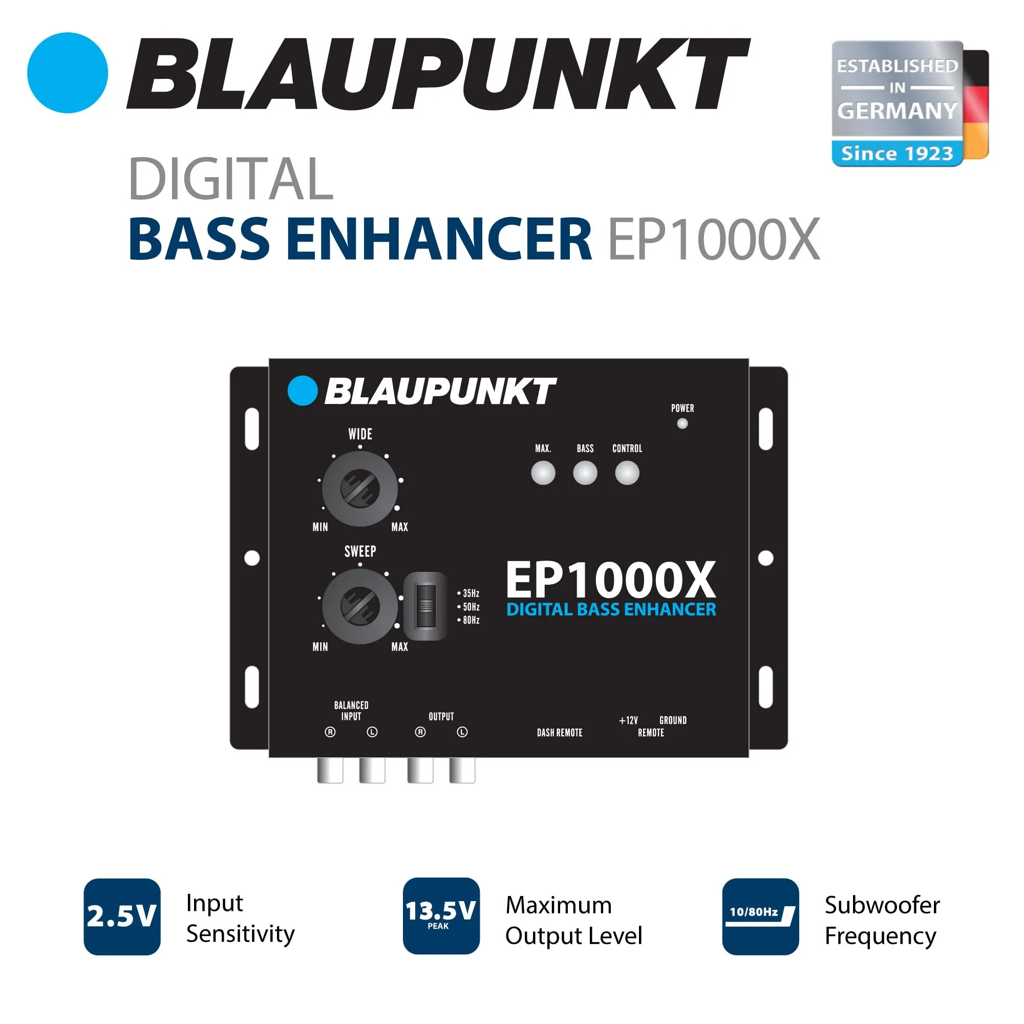 Blaupunkt EP1000X Digital Bass Enhancer and Bass Note Restorer