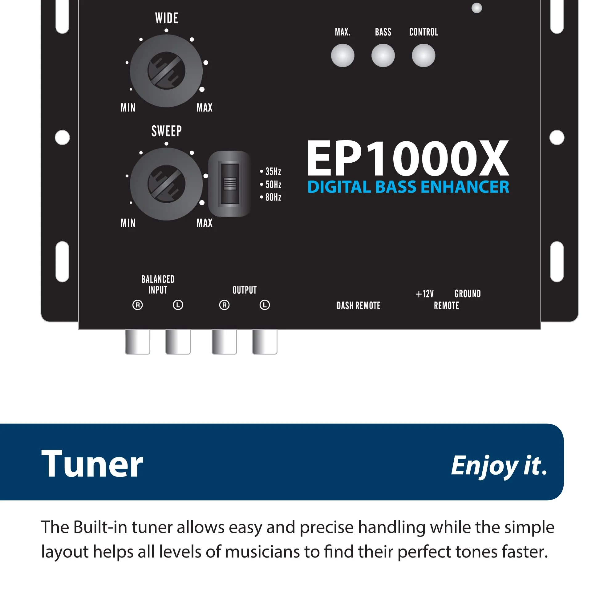 Blaupunkt EP1000X Digital Bass Enhancer and Bass Note Restorer