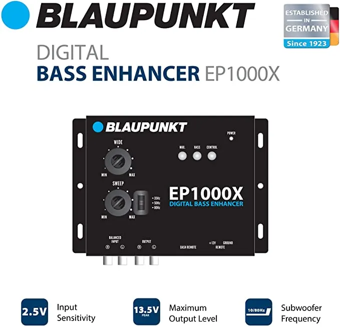 Blaupunkt EP1000X Digital Bass Enhancer Bass Note Restorer