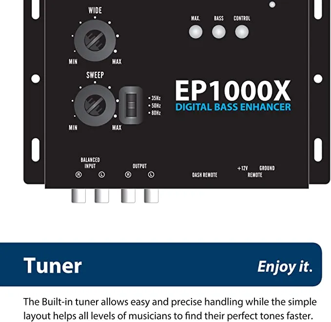 Blaupunkt EP1000X Digital Bass Enhancer Bass Note Restorer