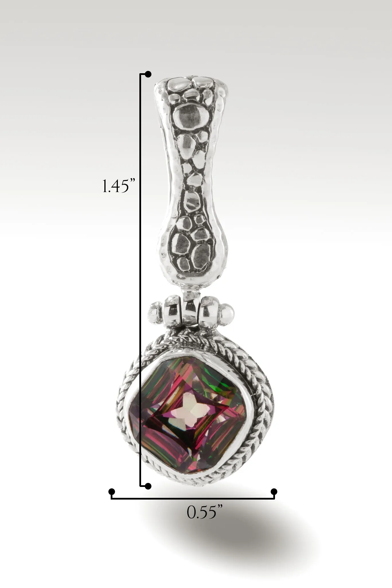 Blessings Persist Pendant™ in Odyssey Dance™ Mystic Quartz Ring