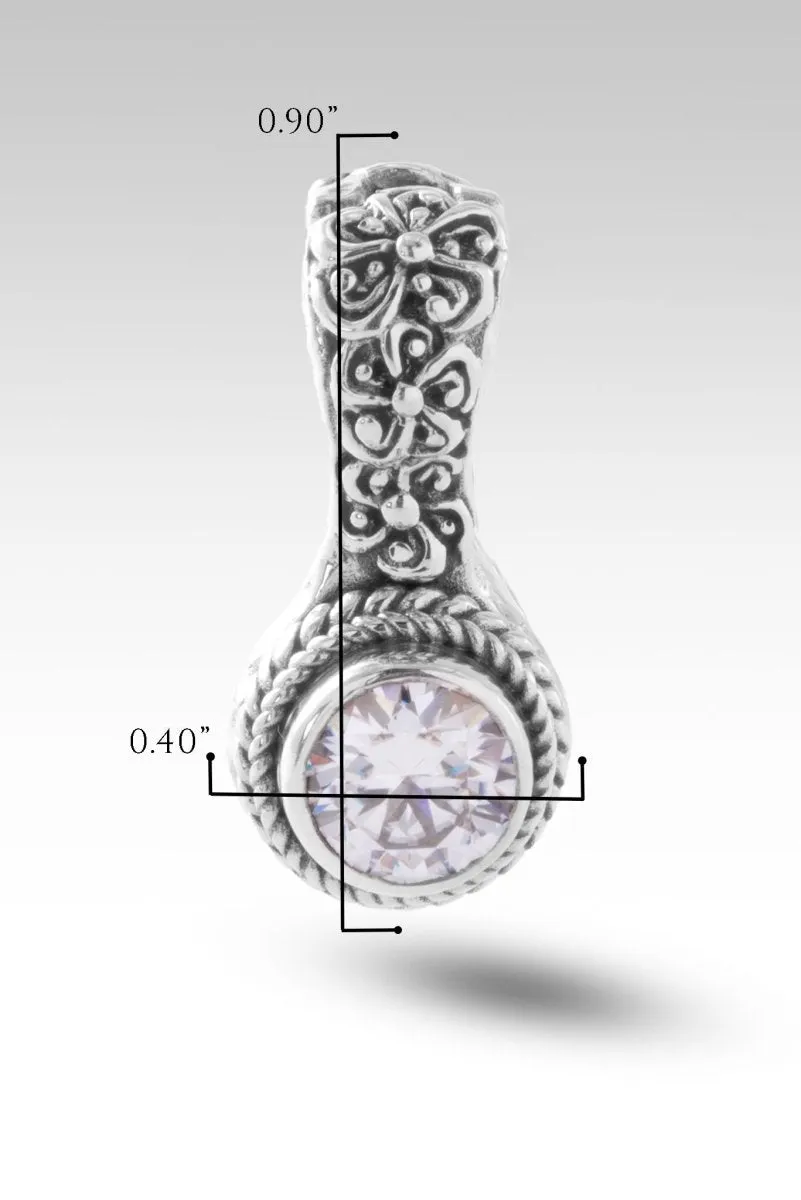 Bloom Brilliantly Pendant™ in Moissanite