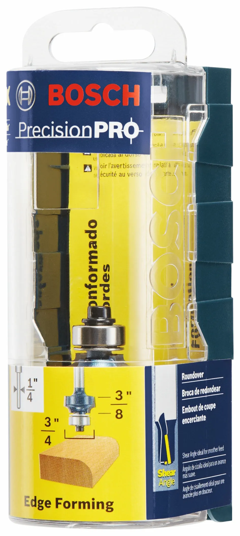 BOSCH 85290MC 1/8 In. x 3/8 In. Carbide-Tipped Roundover Router Bit