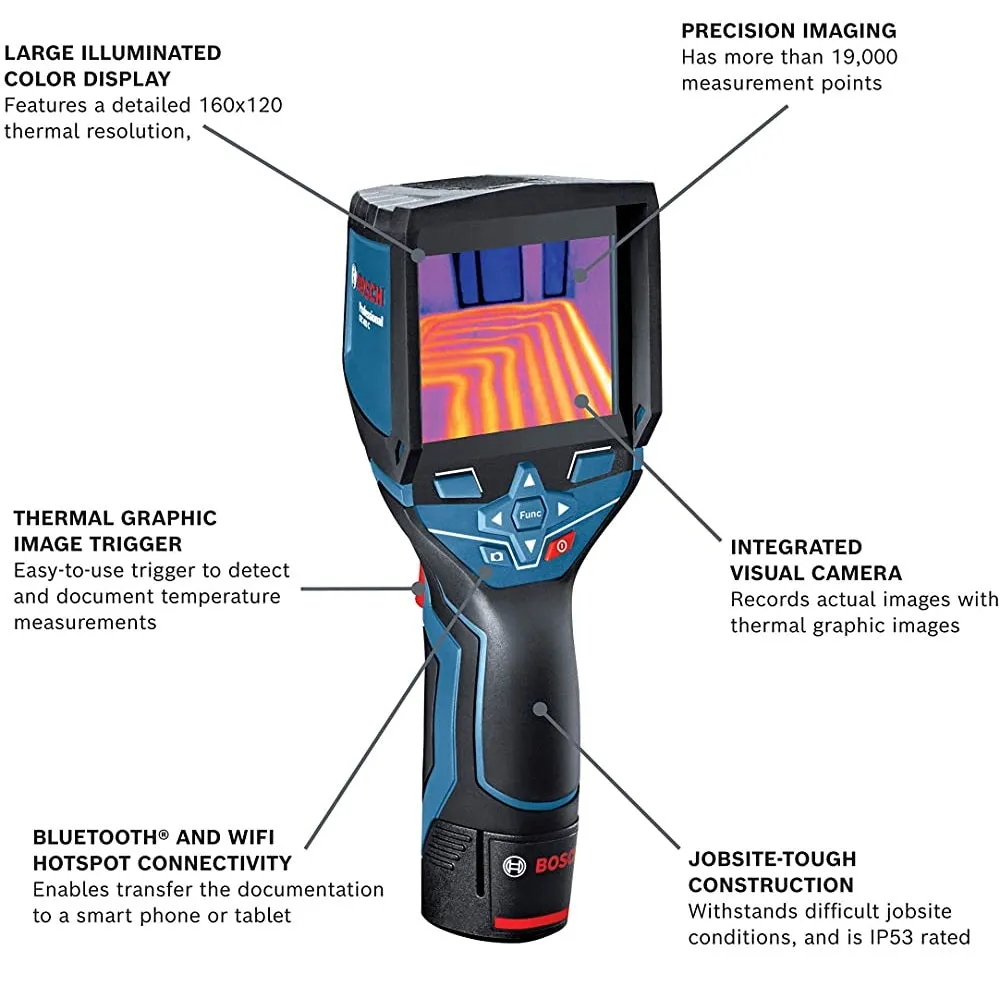 BOSCH GTC400C 12V Max Connected Thermal Camera - GTC400C