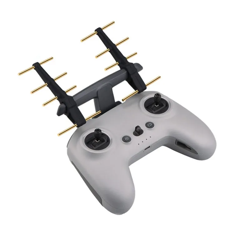 BRDRC Remote Control Eight Wood Antenna Signal Enhancer Suitable For DJI FPV Combo(Black Copper)