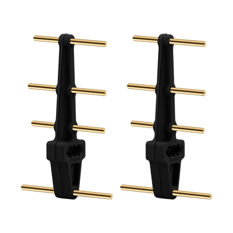 BRDRC Remote Control Eight Wood Antenna Signal Enhancer Suitable For DJI FPV Combo(Black Copper)