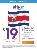 BYOP = Ultra Mobile 1 Year $240 Talk & Text, 2GB Web   Sim Kit   New Number