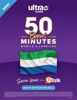 BYOP = Ultra Mobile 1 Year $240 Talk & Text, 2GB Web   Sim Kit   New Number