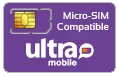 BYOP = Ultra Mobile 1 Year $240 Talk & Text, 2GB Web   Sim Kit   New Number