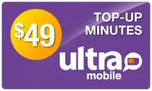BYOP = Ultra Mobile 1 Year $300 Talk & Text, 3GB Web   Sim Kit   New Number
