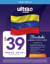 BYOP = Ultra Mobile $24 Talk & Text ,3GB Plan & Sim Kit