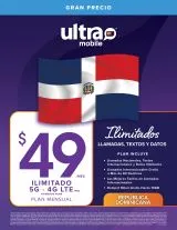 BYOP = Ultra Mobile $39 Unlimited Talk & Text, 15GB Data   Sim Kit   New Number