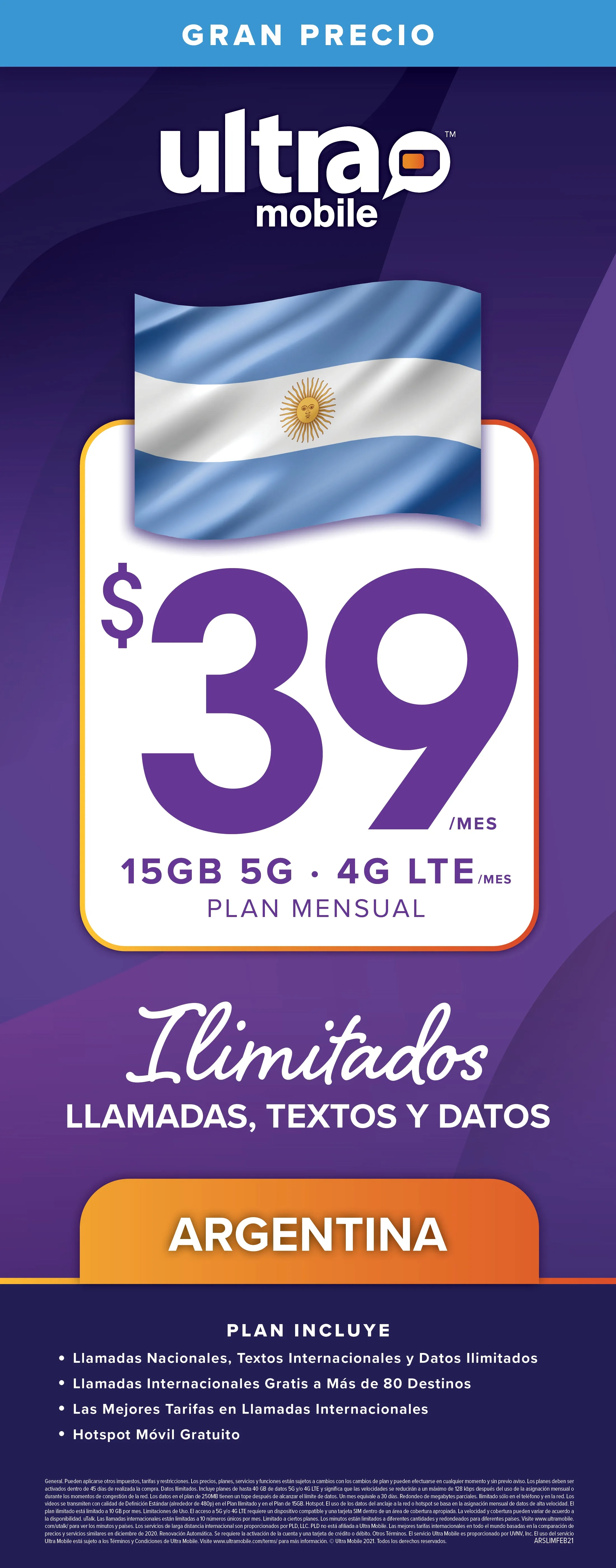 BYOP = Ultra Mobile $39 Unlimited Talk & Text, 15GB Data   Sim Kit   New Number