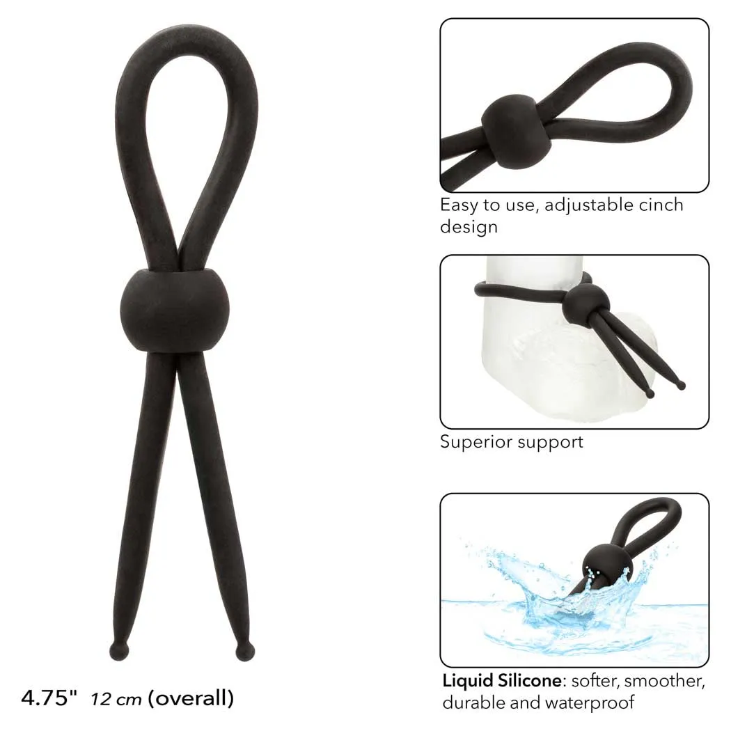 CalExotics Alpha Liquid Silicone Lasso Cock Ring