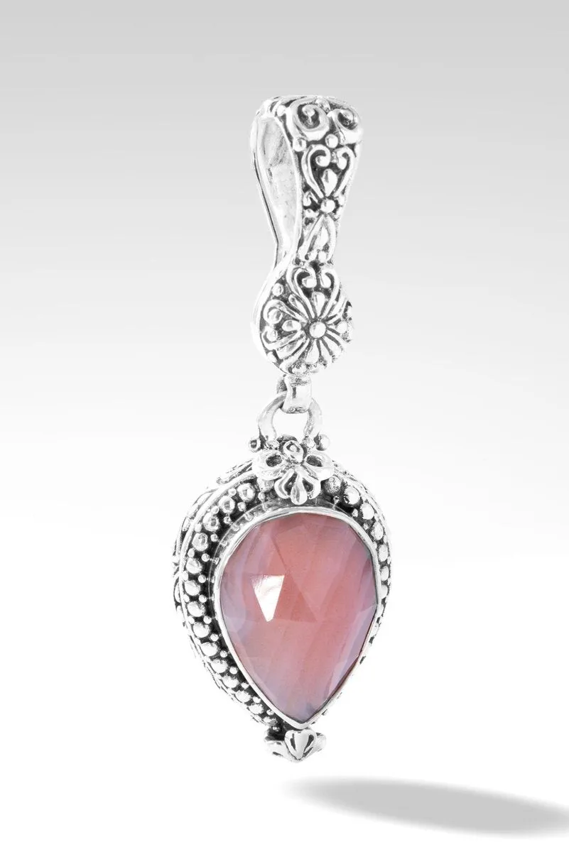 Choose Joy Pendant™ Apricot Banded Agate