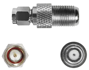 Connector SMA Male to F Female Connector