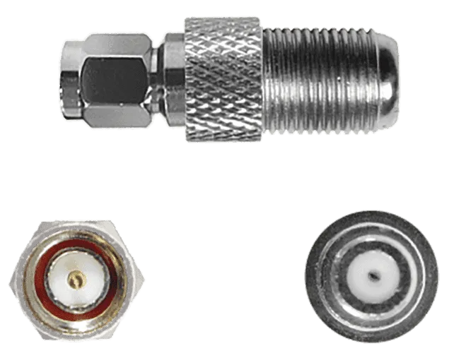 Connector SMA Male to F Female Connector