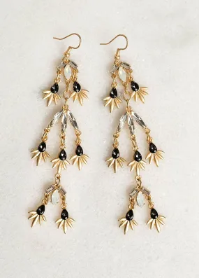 Cosima Earrings in Matte Gold