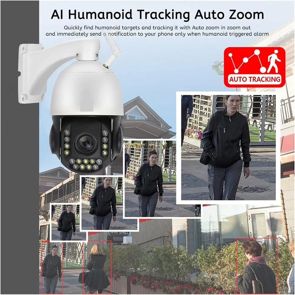 CRONY VST-WF93AR-5MP-30X 4G Camera Surveillance Camera 30X Zoom WiFi/4G PTZ IP Camera Outdoor 4K 8MP Humanoid Tracking