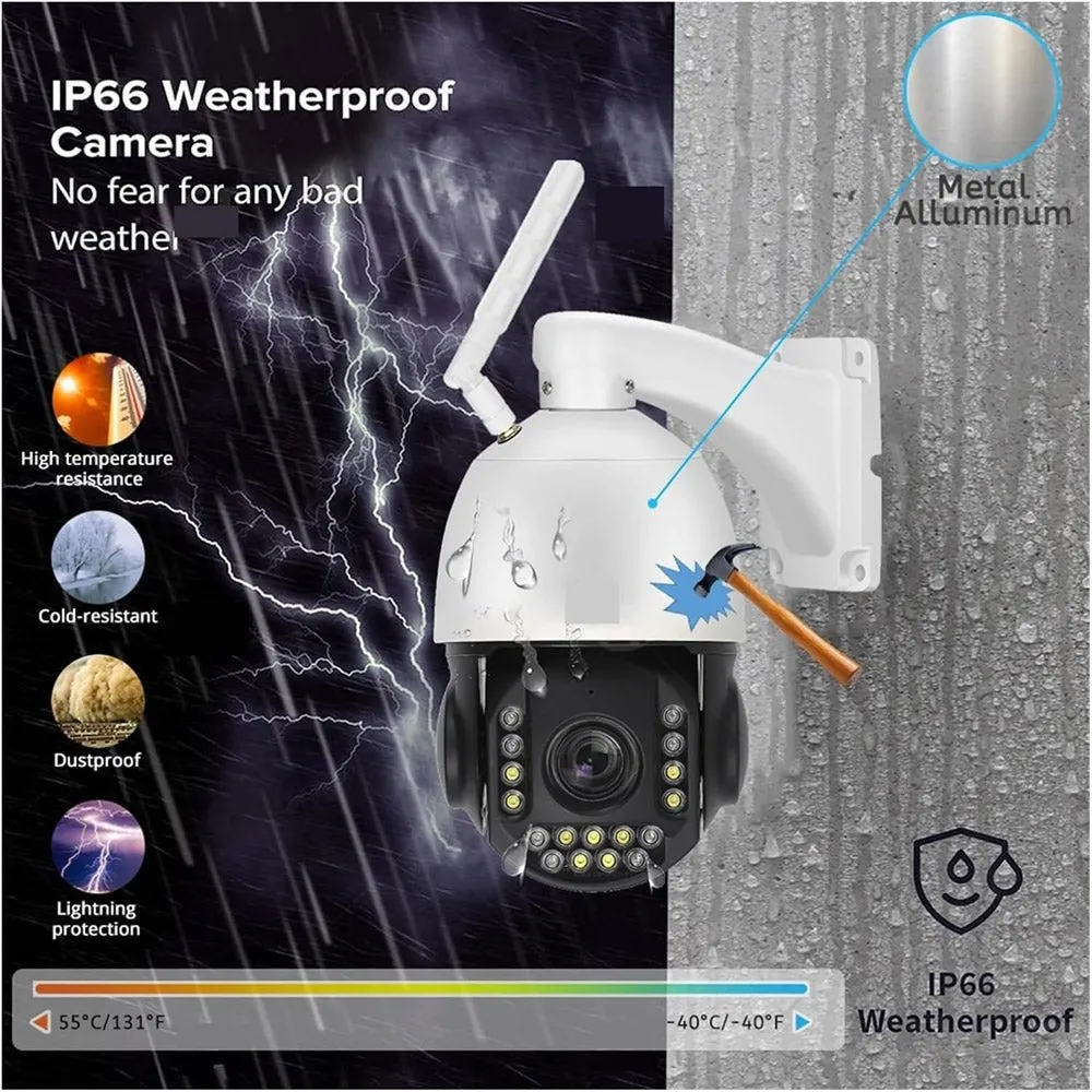 CRONY VST-WF93AR-5MP-30X 4G Camera Surveillance Camera 30X Zoom WiFi/4G PTZ IP Camera Outdoor 4K 8MP Humanoid Tracking