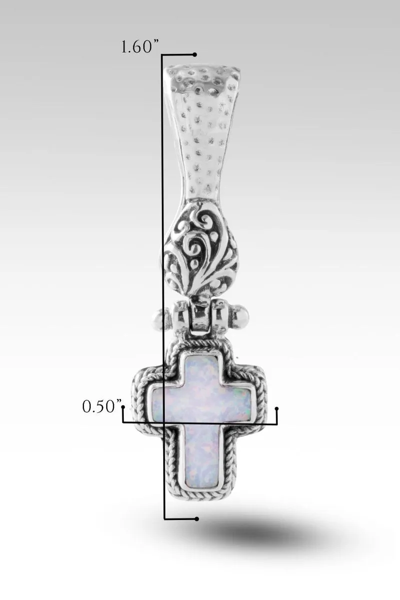 Deborah Pendant™ in Cotton Candy Simulated Opal
