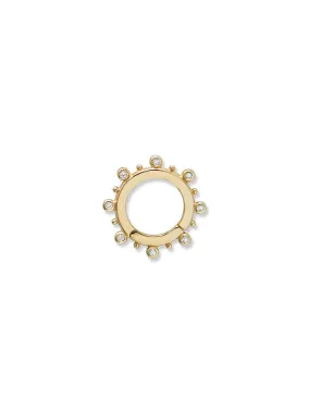 Dew Drop Marine Diamond Story Catcher with Oval Chain