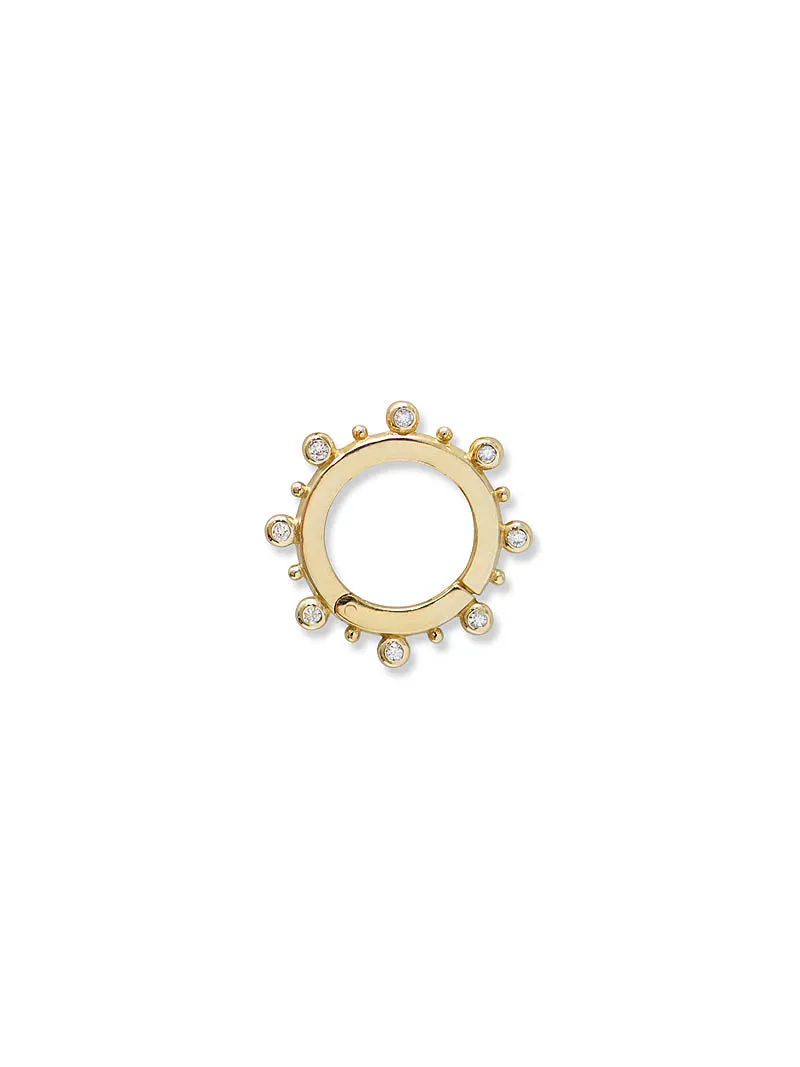 Dew Drop Marine Diamond Story Catcher with Oval Chain