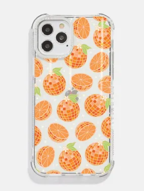 Disco Oranges Shock iPhone Case