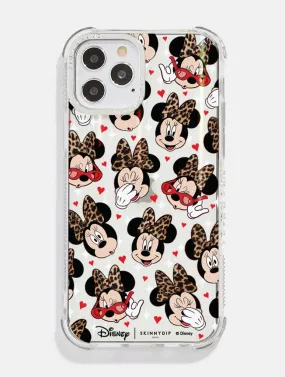Disney Minnie Leopard Print Shock iPhone Case