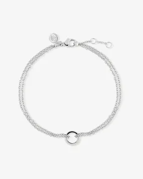 Double Chain Bracelet w/ Charm Holder