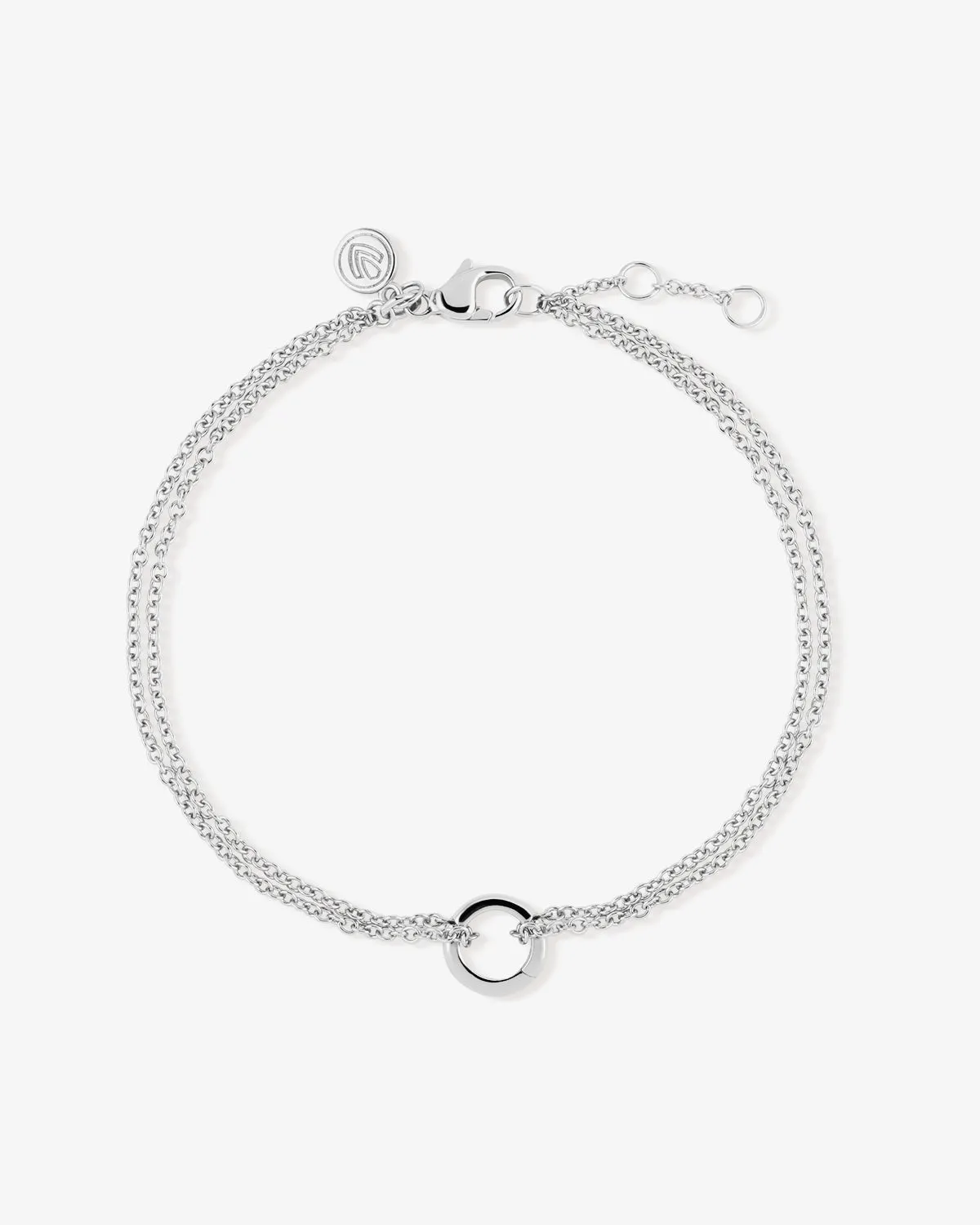 Double Chain Bracelet w/ Charm Holder