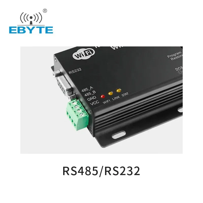 Ebyte CC3200 RS232 RS485 wi-fi data transmitter receiver E103-W02DTU 802.11b/g/n 2.4ghz industrial wifi serial server converter