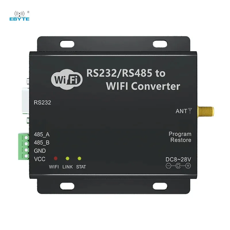 Ebyte CC3200 RS232 RS485 wi-fi data transmitter receiver E103-W02DTU 802.11b/g/n 2.4ghz industrial wifi serial server converter