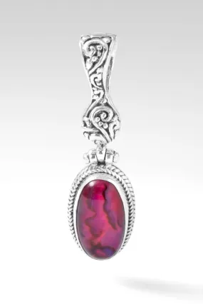 Embellish Pendant™ in Pink Purple Abalone