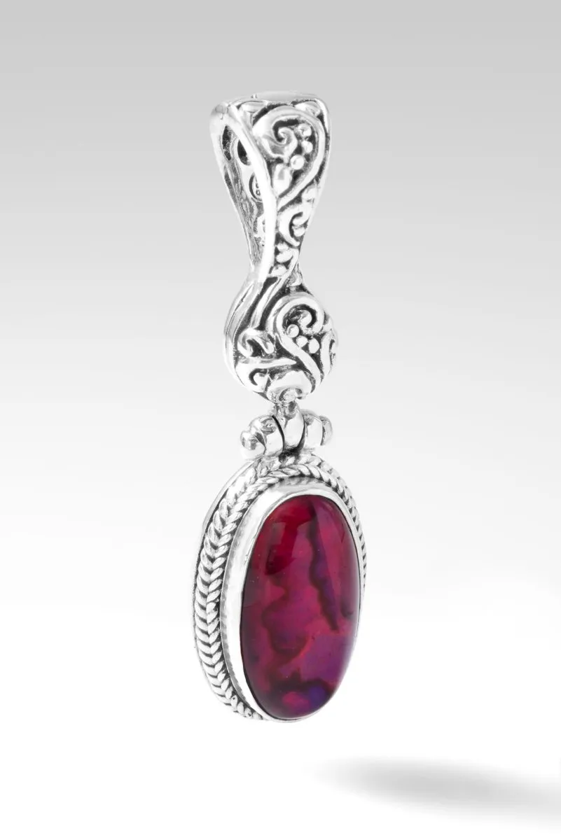 Embellish Pendant™ in Pink Purple Abalone