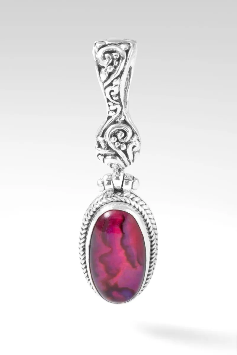 Embellish Pendant™ in Pink Purple Abalone
